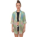 Pastel Mermaid Sparkles Open Front Chiffon Kimono View1