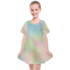 Pastel Mermaid Sparkles Kids  Smock Dress by retrotoomoderndesigns