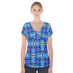 Ml 151 Short Sleeve Front Detail Top by ArtworkByPatrick