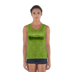 Oak Tree Nature Ongoing Pattern Sport Tank Top 