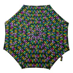 Pattern Back To School Schultuete Hook Handle Umbrellas (small)