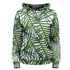 Fancy Tropical Pattern Women s Pullover Hoodie