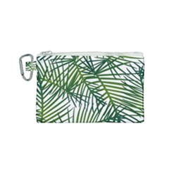 Fancy Tropical Pattern Canvas Cosmetic Bag (Small)