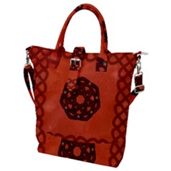 Elegant Decorative Celtic, Knot Buckle Top Tote Bag by FantasyWorld7