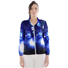 Tardis Background Space Women s Windbreaker