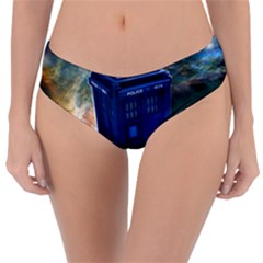 The Police Box Tardis Time Travel Device Used Doctor Who Reversible Classic Bikini Bottoms by Sudhe