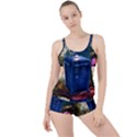 The Police Box Tardis Time Travel Device Used Doctor Who Boyleg Tankini Set  View1