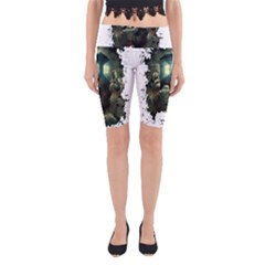 Time Machine Doctor Who Yoga Cropped Leggings