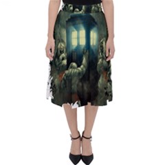 Time Machine Doctor Who Classic Midi Skirt by Sudhe
