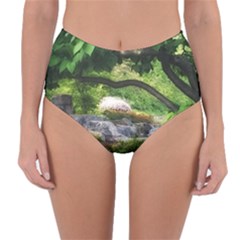 Chicago Garden Of The Phoenix Reversible High-waist Bikini Bottoms by Riverwoman