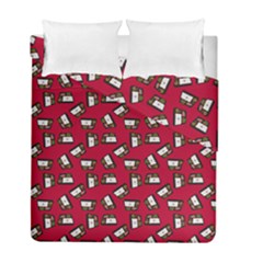 Bento Lunch Red Duvet Cover Double Side (full/ Double Size)