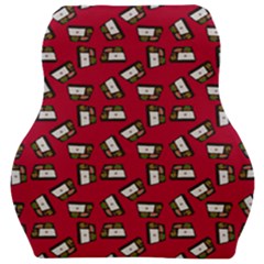 Bento Lunch Red Car Seat Velour Cushion 