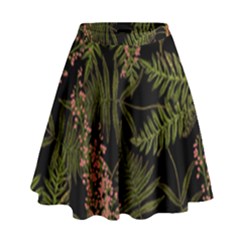 Fern Black High Waist Skirt by snowwhitegirl