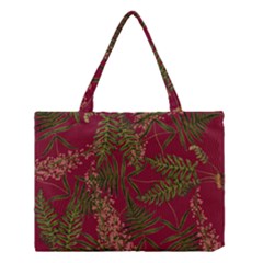 Fern Red Medium Tote Bag by snowwhitegirl