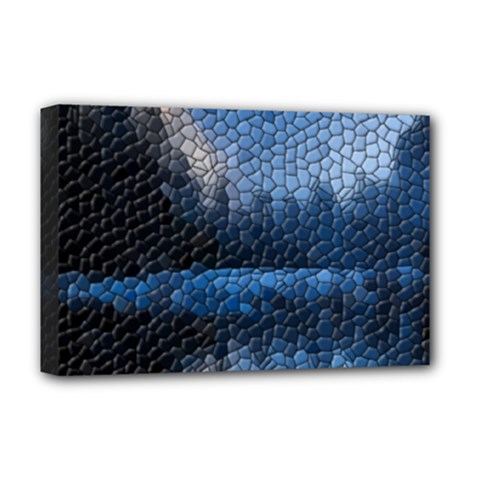Mountain Glass Deluxe Canvas 18  X 12  (stretched)