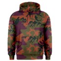 Camouflage Orange Men s Pullover Hoodie View1