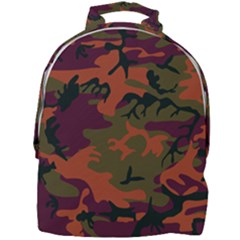 Camouflage Orange Mini Full Print Backpack by snowwhitegirl