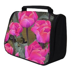 Pink Tulips Full Print Travel Pouch (small) by snowwhitegirl