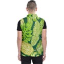 Tropical Green Leaves Men s Puffer Vest View2