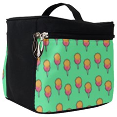 Cotton Candy Pattern Green Make Up Travel Bag (big)