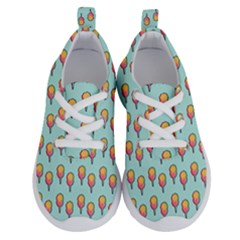 Cotton Candy Pattern Aqua 3d Running Shoes by snowwhitegirl