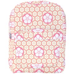 Floral Design Seamless Wallpaper Full Print Backpack by Pakrebo