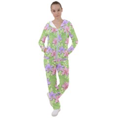 Lily Flowers Green Plant Natural Women s Tracksuit by Pakrebo