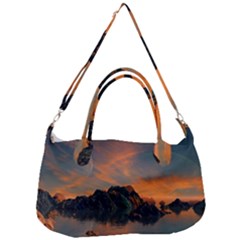 Horizon Sunset Evening Sunrise Removal Strap Handbag by Pakrebo