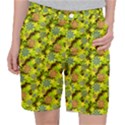 Flowers Yellow Red Blue Seamless Pocket Shorts View1