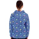 Floral Design Asia Seamless Pattern Women s Zipper Hoodie View2