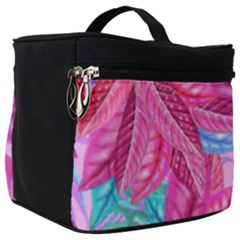 Leaves Tropical Reason Stamping Make Up Travel Bag (big) by Pakrebo