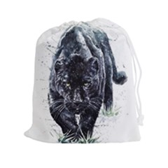 Panther Drawstring Pouch (xxl) by kot737