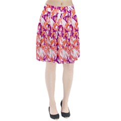 Flamingos Pleated Skirt