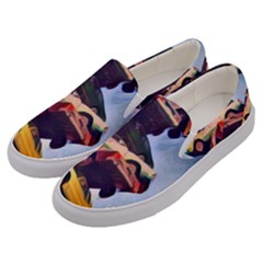 Pretty Colors Cars Men s Canvas Slip Ons by StarvingArtisan