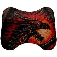 Dragon Head Support Cushion by Sudhe