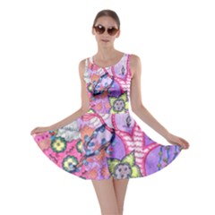 Trippy Forest Full Version Skater Dress