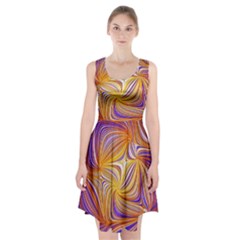 Electric Field Art Lii Racerback Midi Dress by okhismakingart