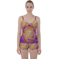 Electric Field Art Lii Tie Front Two Piece Tankini by okhismakingart