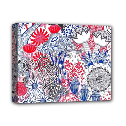 Floral Jungle  Deluxe Canvas 14  x 11  (Stretched)