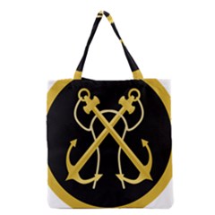 Colombian Navy Sleeve Insignia Grocery Tote Bag by abbeyz71