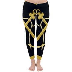 Colombian Navy Sleeve Insignia Classic Winter Leggings by abbeyz71