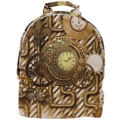 Wonderful Steampunk Design, Awesome Clockwork Mini Full Print Backpack by FantasyWorld7