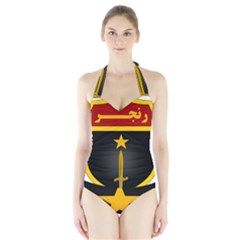 Iran Special Forces Insignia Halter Swimsuit by abbeyz71