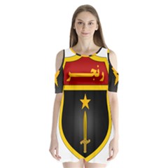 Iran Special Forces Insignia Shoulder Cutout Velvet One Piece by abbeyz71