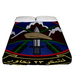 Iranian Army 23rd Takavar Division Insignia Fitted Sheet (king Size) by abbeyz71