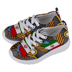 Insignia Of Iranian Army 55th Airborne Brigade Kids  Lightweight Sports Shoes by abbeyz71
