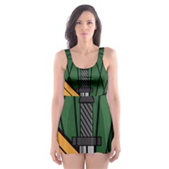 Iranian Army 65th Airborne Special Forces Brigade Insignia Skater Dress Swimsuit