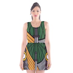 Iranian Army 65th Airborne Special Forces Brigade Insignia Scoop Neck Skater Dress