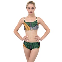 Iranian Army 65th Airborne Special Forces Brigade Insignia Layered Top Bikini Set