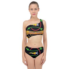 NOHED Hostage Rescue Team Badges Spliced Up Two Piece Swimsuit